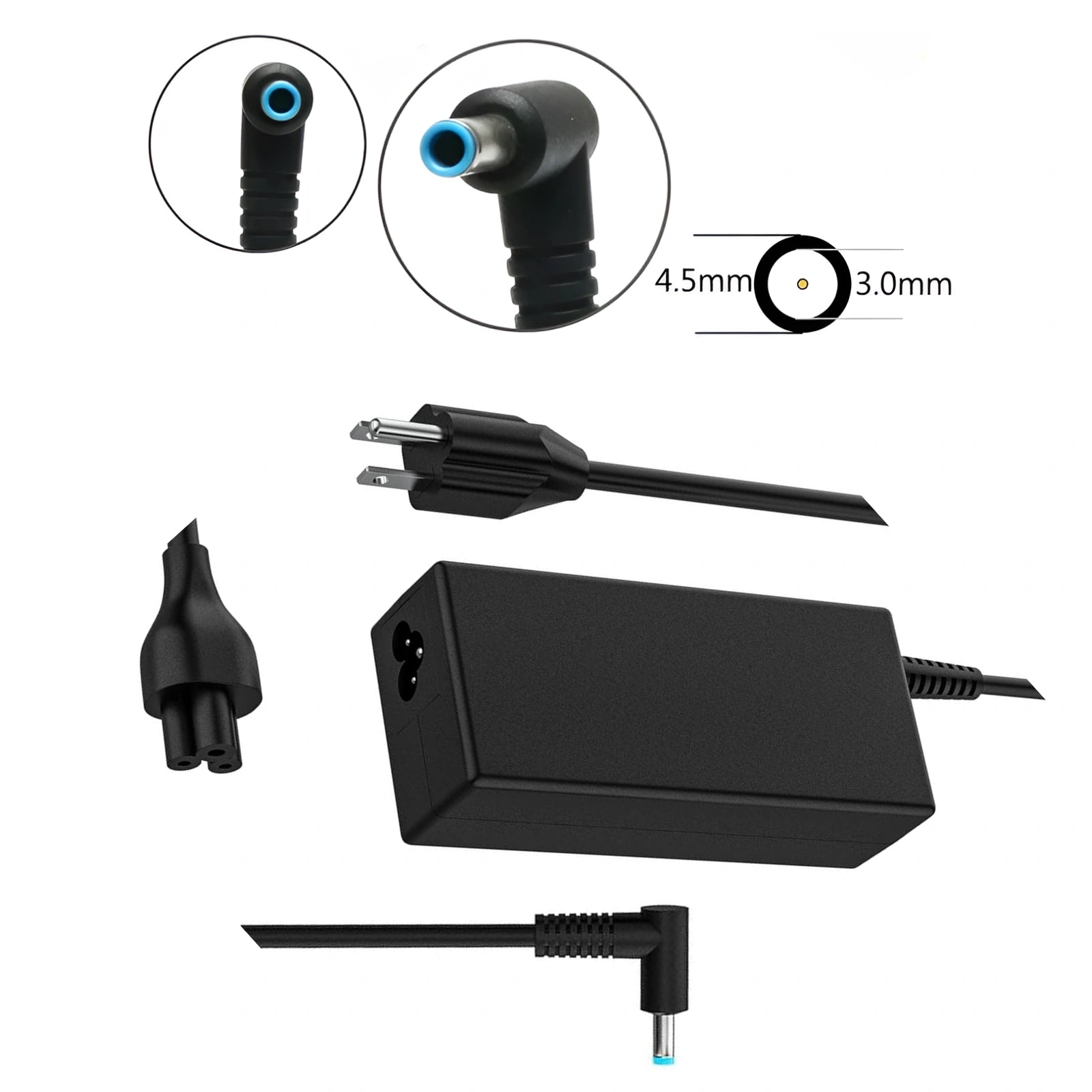 Genuine 90W AC Laptop Charger Adapter for HP 710413-001 709986-003 PPP012D-S 709986-002 (4.5x3.0mm)