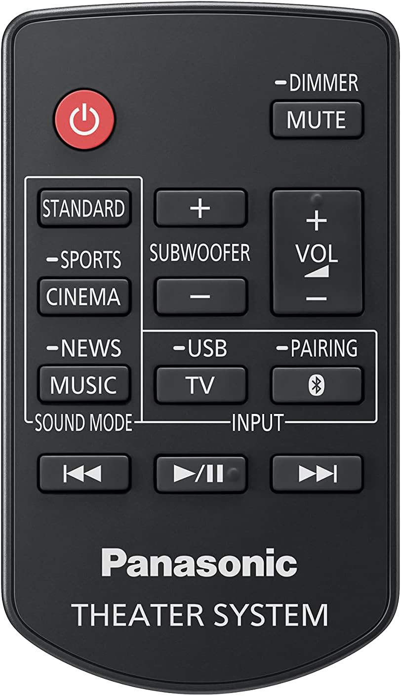 Cinematic Soundbar with Wireless Subwoofer
