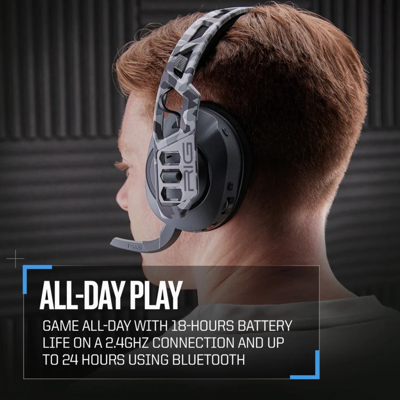 RIG 600 PRO HS Wireless Gaming Headset, Dual-Mode Bluetooth & 2.4GHz - Camo - Refurbished