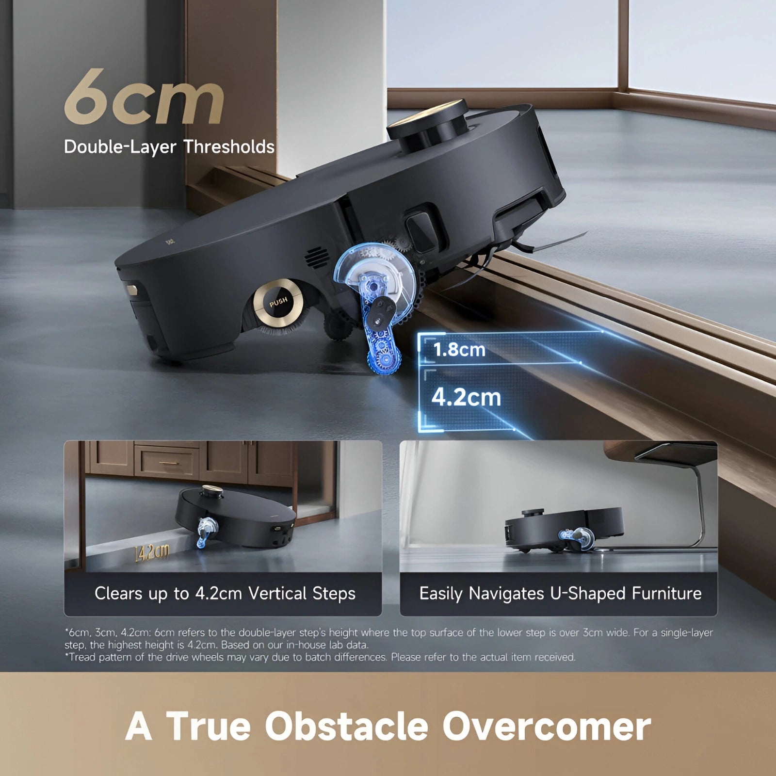 Dreame Aqua10 Roller Robot Vacuum Cleaner - Black (Open Box)