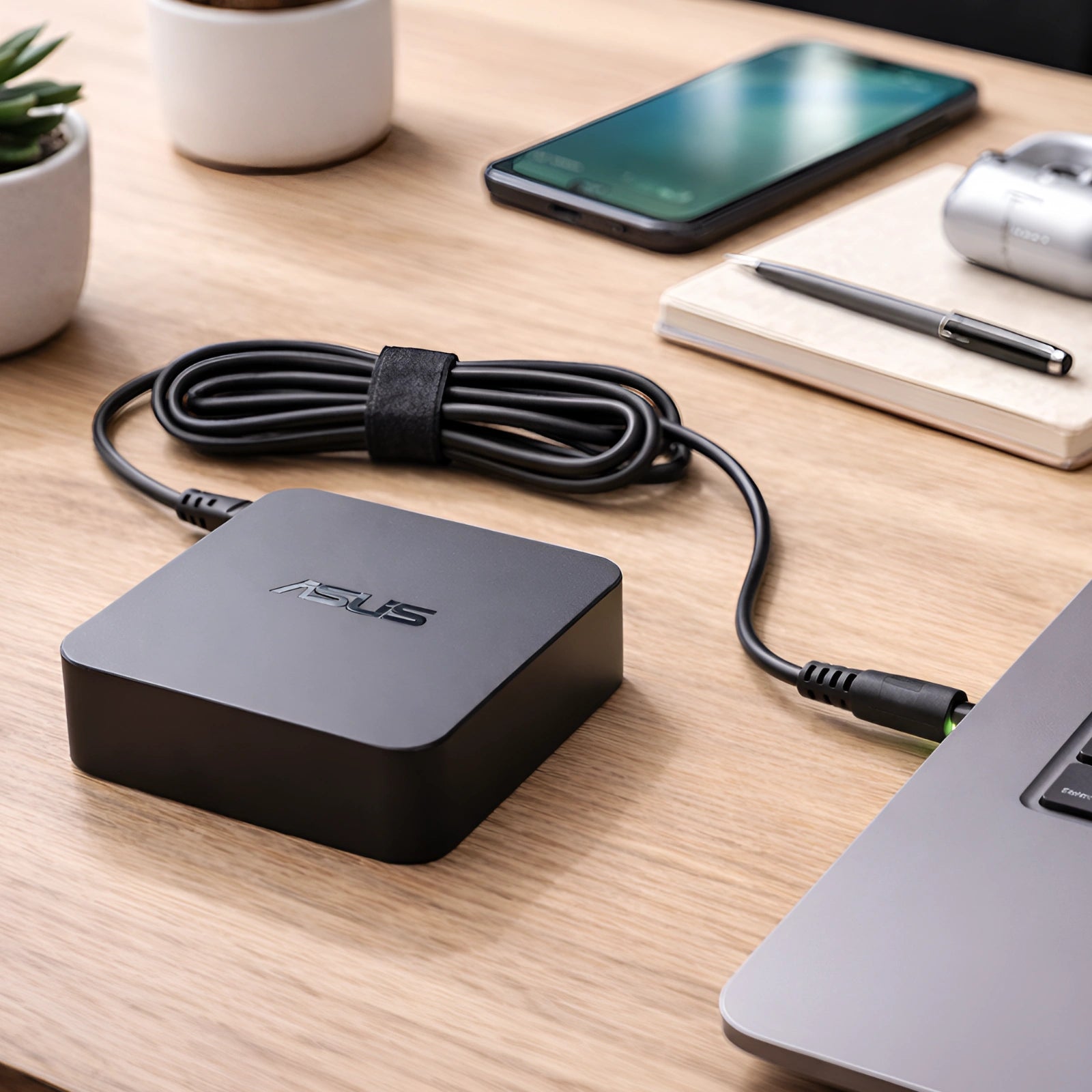 Genuine 65W AC Laptop Charger Adapter for Asus B1500CEAE 19.5V-3.42A/65W Blue Tip (4.5x3.0mm)