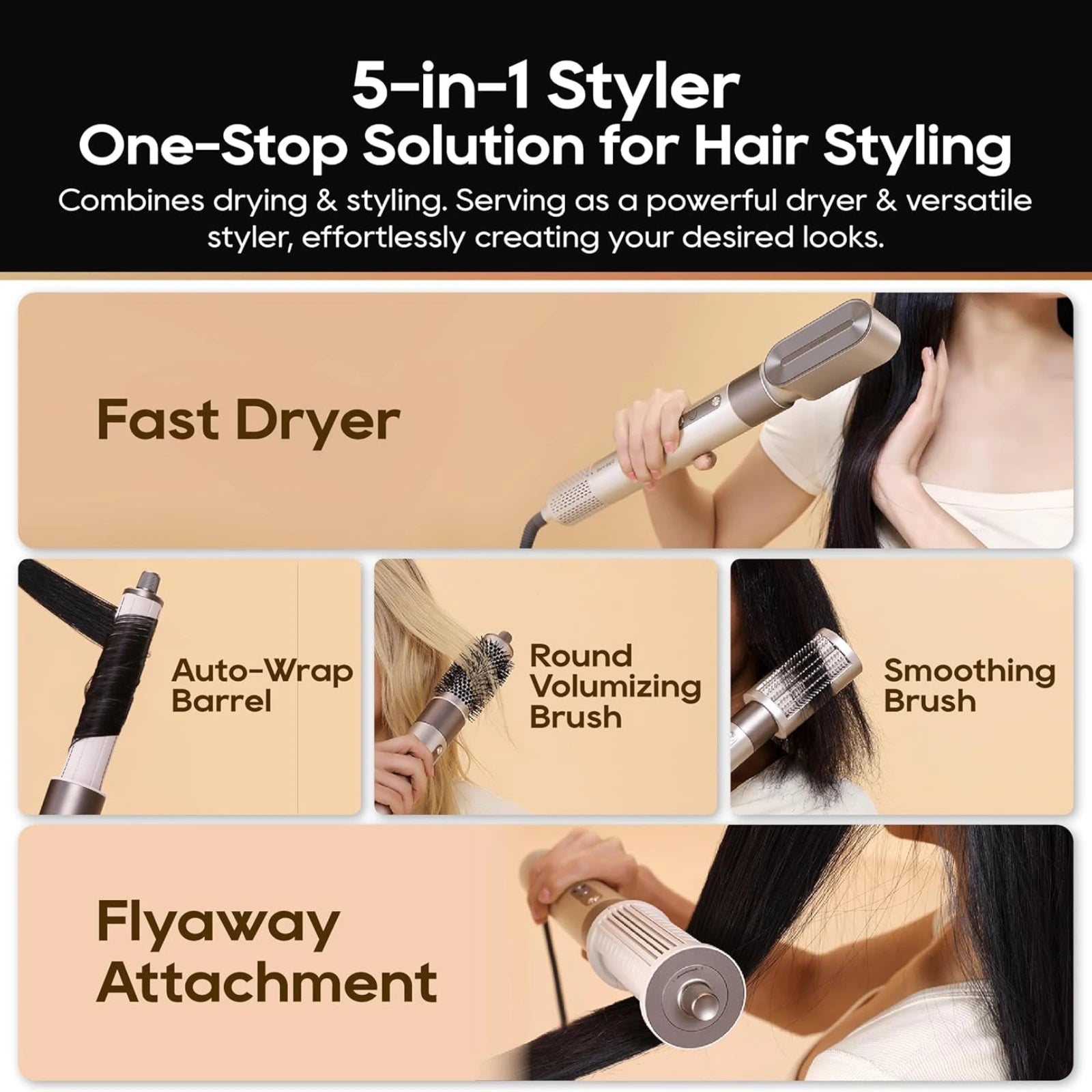 Dreame AirStyle 5 in 1 Hair Drying & Styling Tool Kit - Refurbished