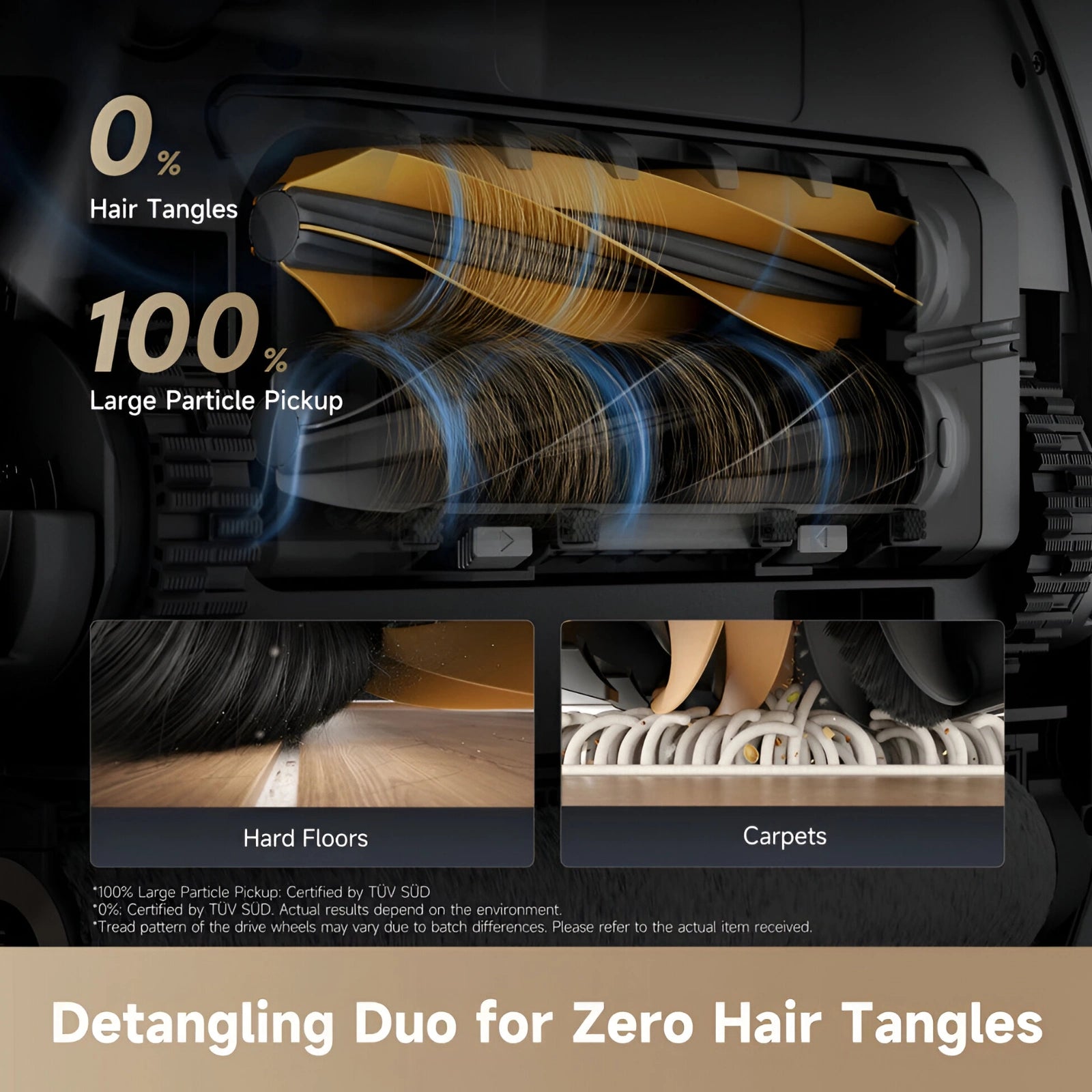 Dreame Aqua10 Roller Robot Vacuum Cleaner - Black (Open Box)