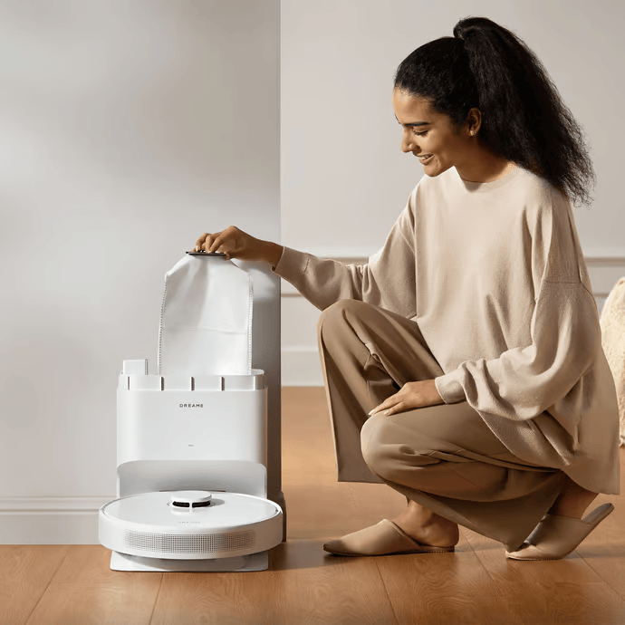 Dreame D10 Plus Gen 2 Robot Vacuum and Mop with Auto Empty Dock - White