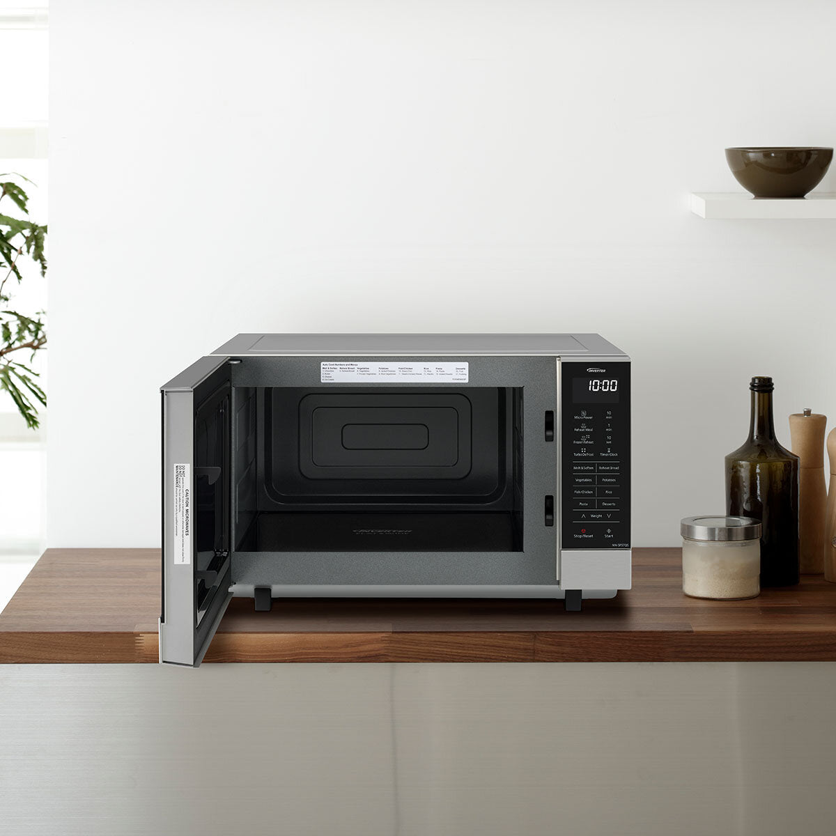 Panasonic 27L Solo Inverter Microwave NN-SF57QS