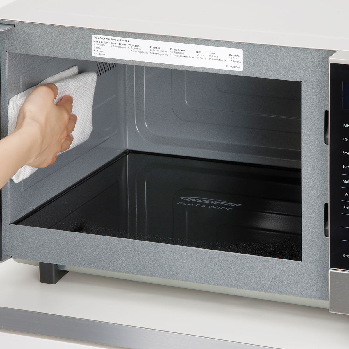 Panasonic 27L Solo Inverter Microwave NN-SF57QS