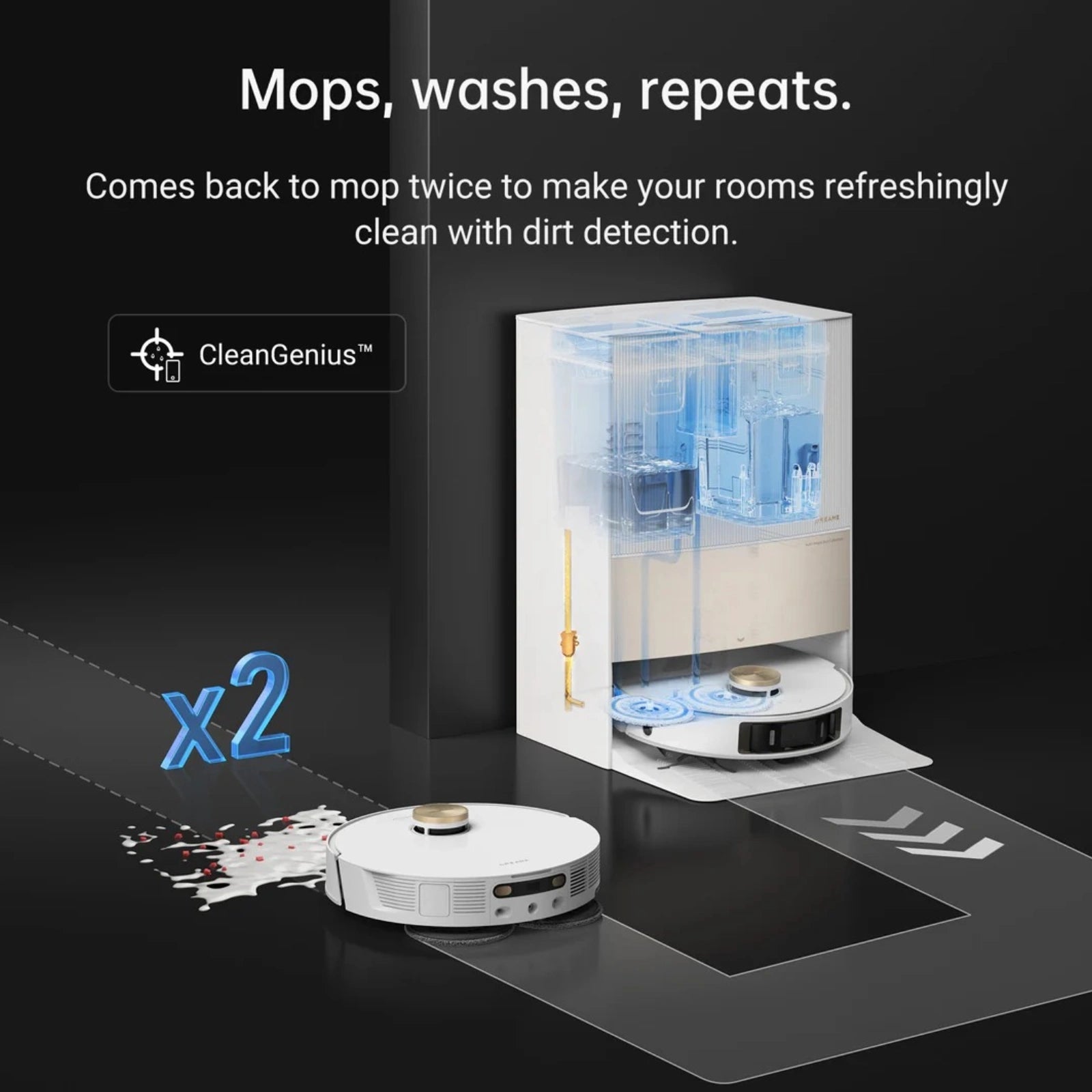 Dreame L20 Ultra Robot Vacuum and Mop Cleaner - White (Open Box)