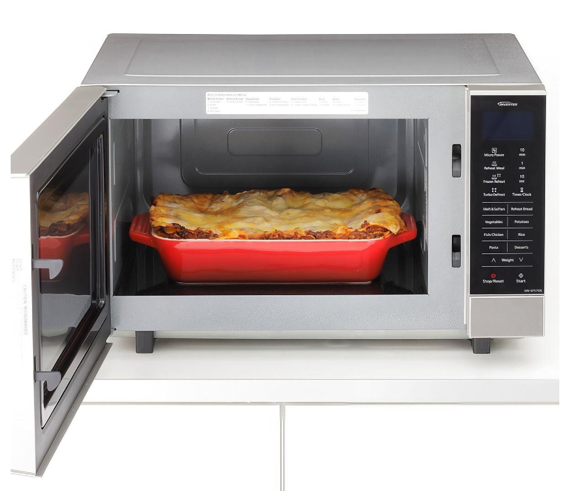 Panasonic 27L Solo Inverter Microwave NN-SF57QS