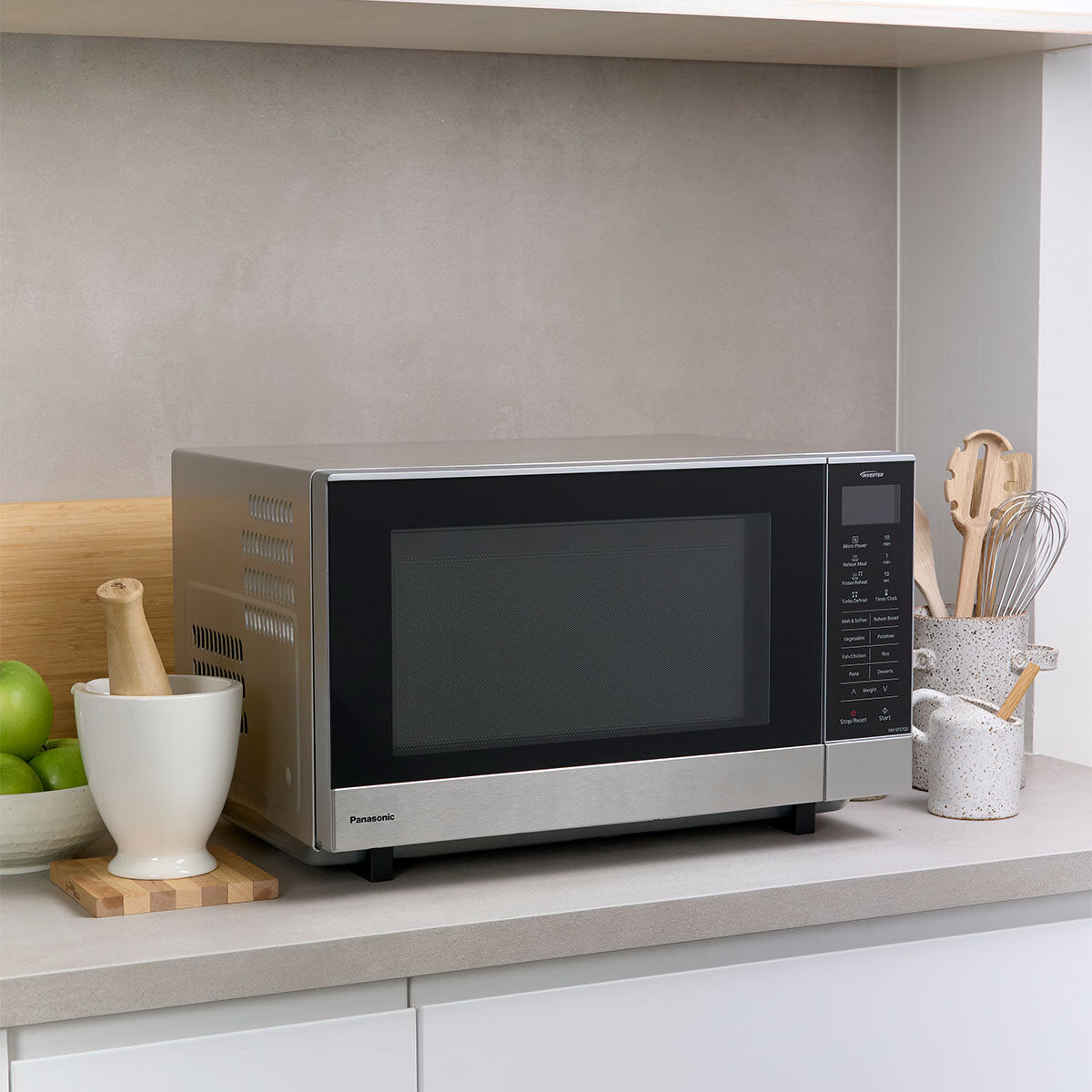 Panasonic 27L Solo Inverter Microwave NN-SF57QS