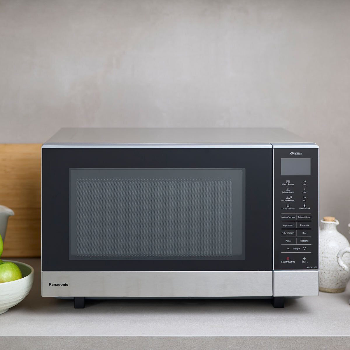 Panasonic 27L Solo Inverter Microwave NN-SF57QS