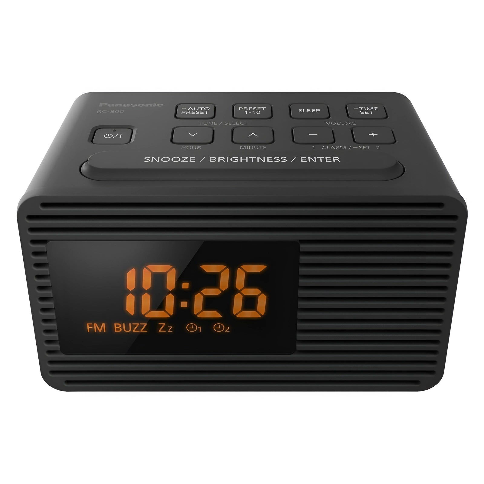 Panasonic RC-800GN-K Clock FM Radio (Open Box)