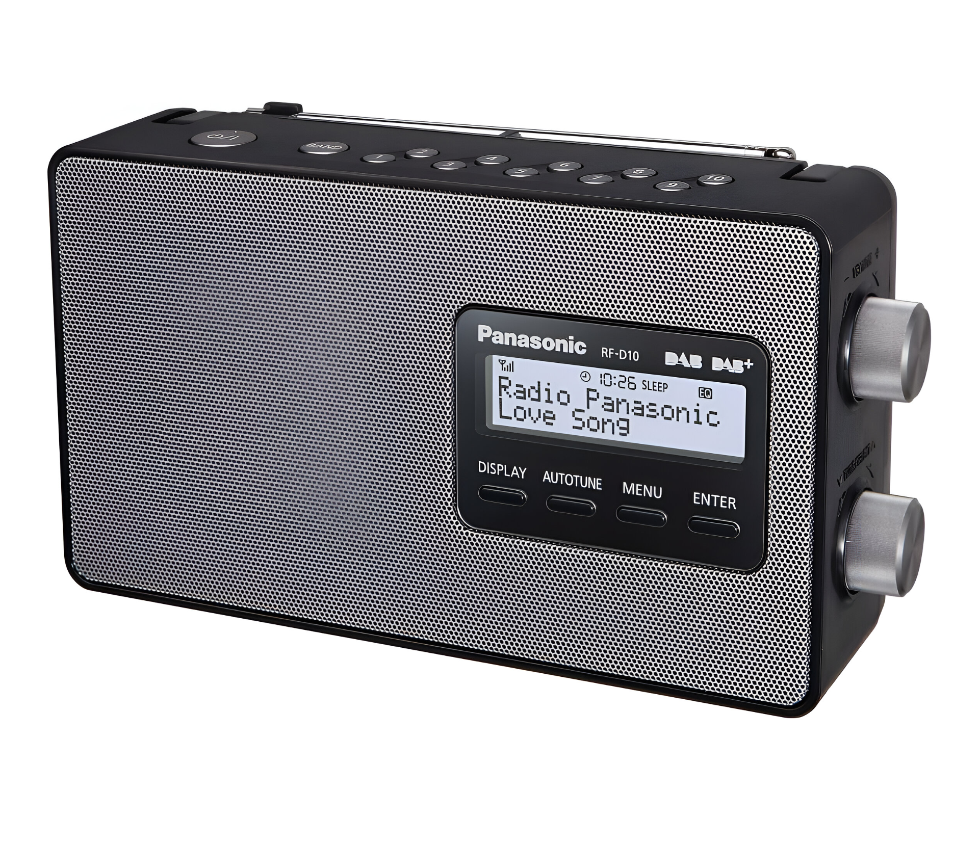 Panasonic RF-D10GN-K Portable Digital DAB+ FM Radio - Refurbished