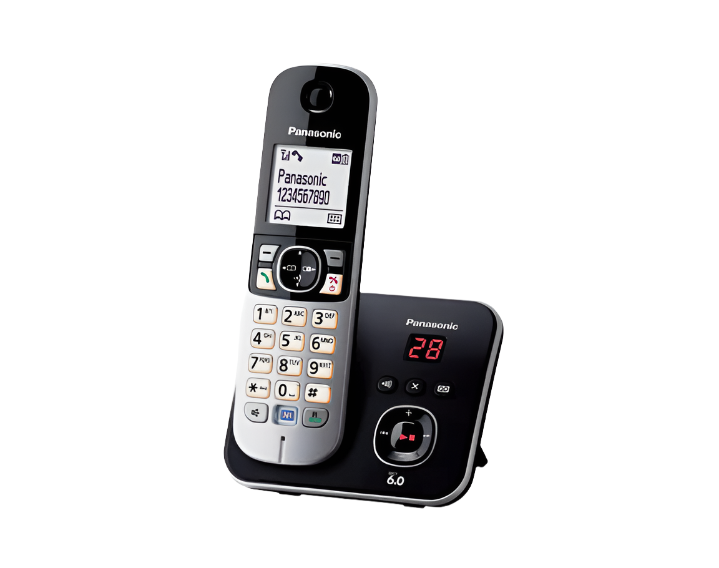 Panasonic KX-TG6821ALB Cordless Phone Single