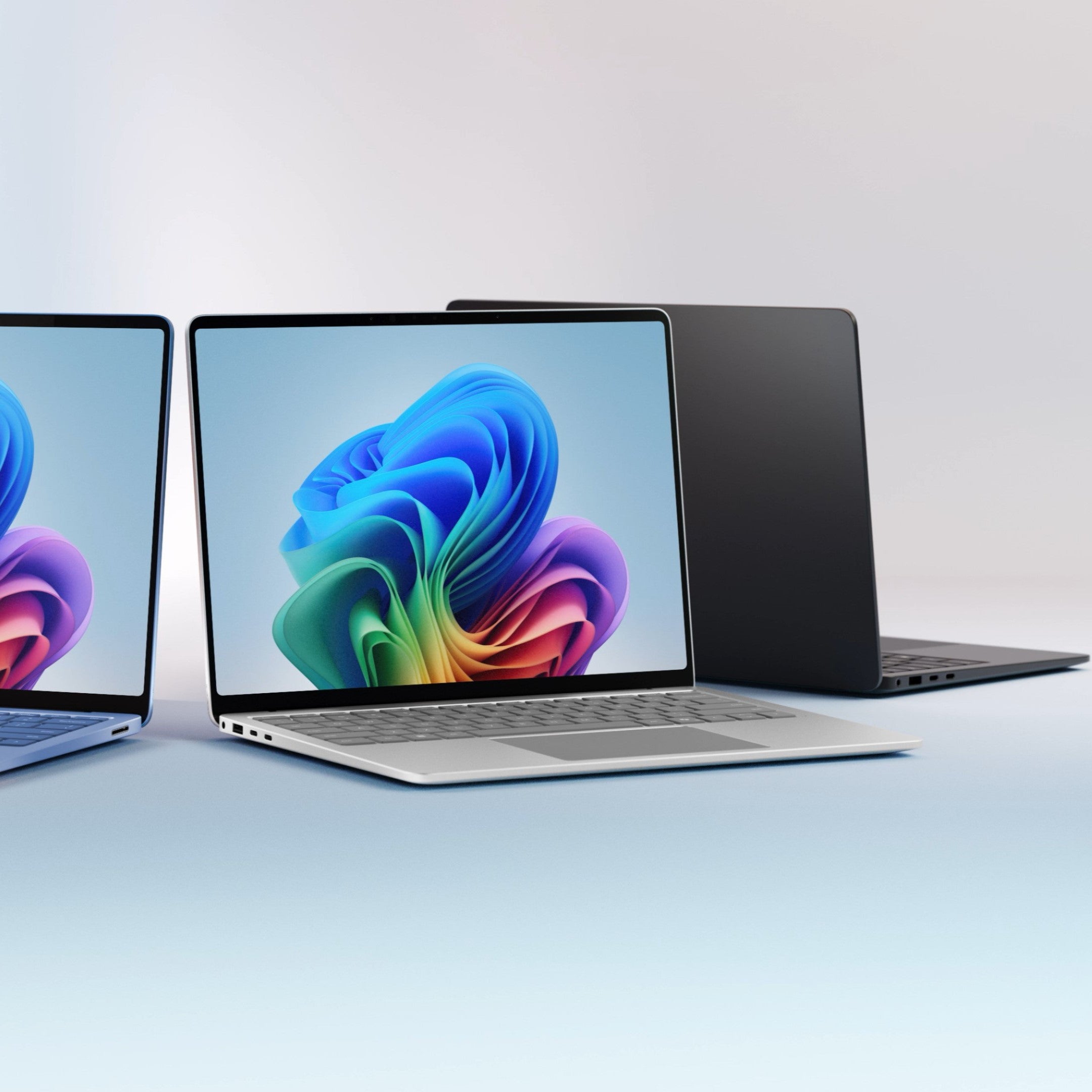 Microsoft laptop collection showcasing innovative Surface models designed for productivity, creativity, and portability.