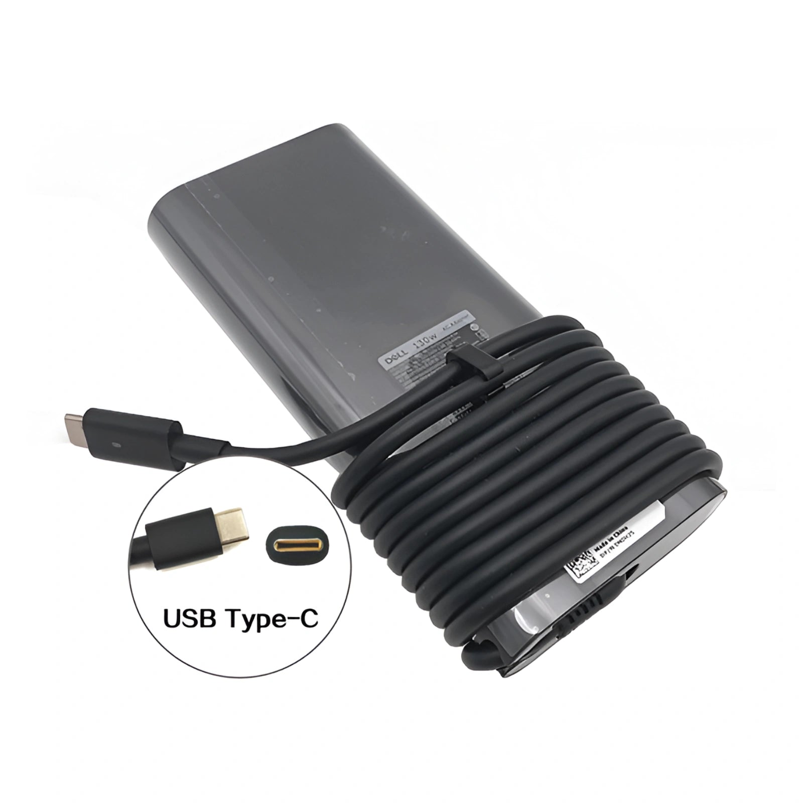 Genuine Dell 130W USB-C Type-C AC Adapter Power Charger XPS 15 9500 9575 17 9700
