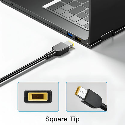Genuine 170W USB Yellow Slim Square Tip Adapter Charger for Lenovo Legion Y540-15 Y540-17 Y540-15IRH