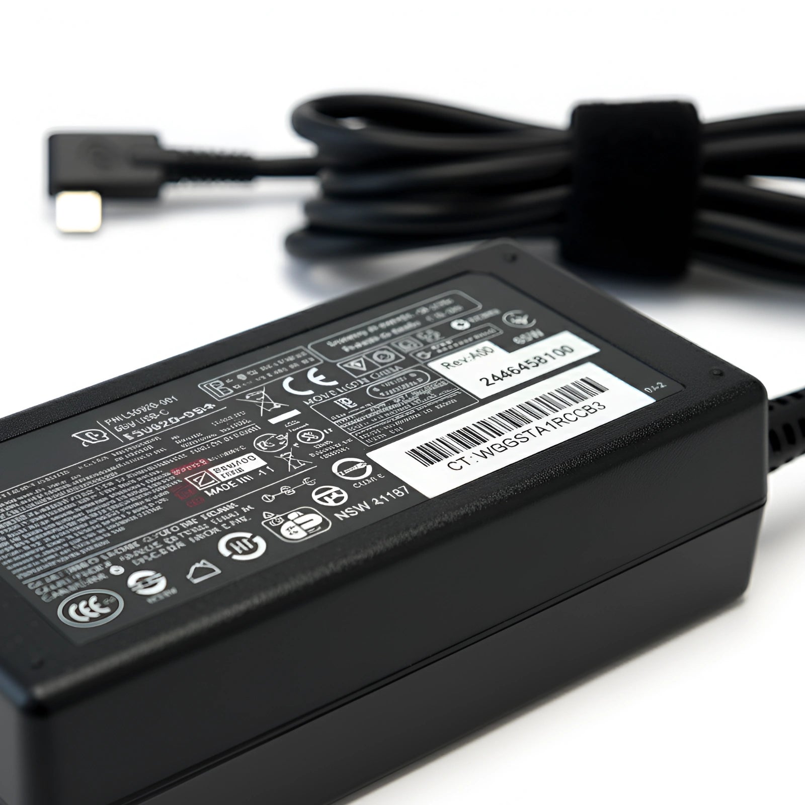 Genuine 65W USB Type-C Power AC Adapter Charger PSU for HP Elitebook 830 840 850 G5 Notebook