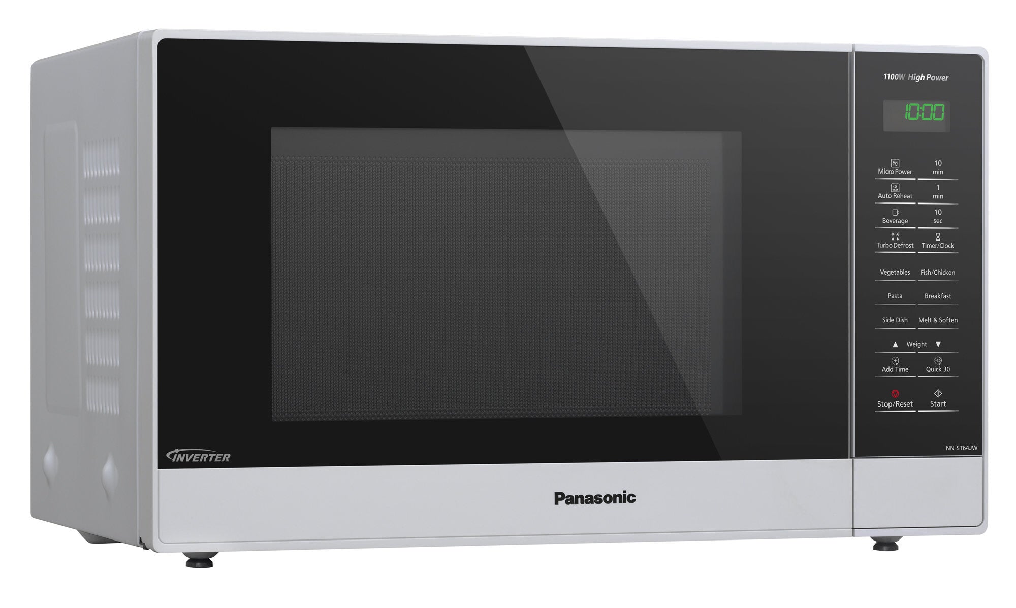 Panasonic 32L Compact Inverter Microwave Oven 1100W NN-ST64JW