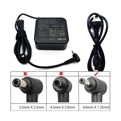 Genuine 65W AC Laptop Charger Adapter for Asus D515 D515UA D515DA M515 M515DA M515UA (4.0x1.35mm)