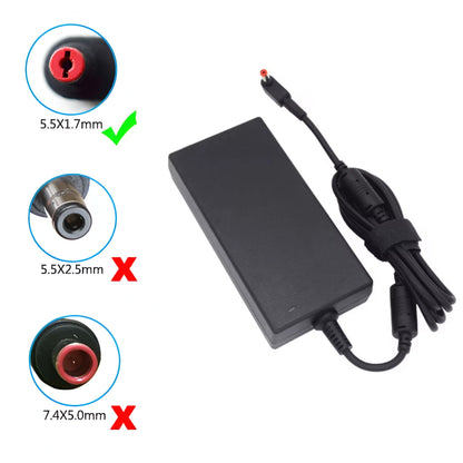 Genuine 180W AC Adapter Charger for Acer Nitro 5 AN515-52-79KE AN515-57 (5.5x1.7mm)