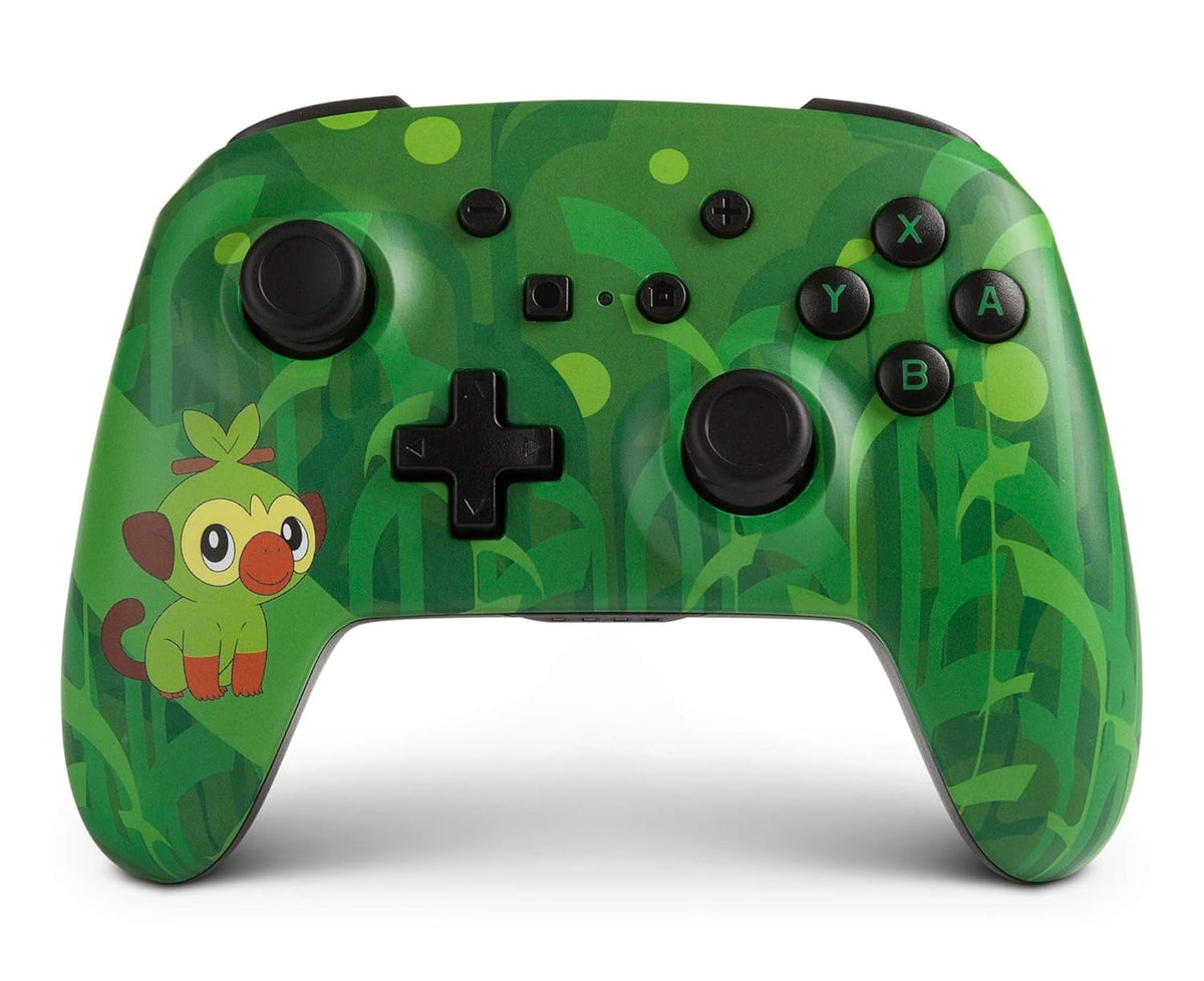 PowerA Enhanced Wireless Controller for Nintendo Switch - Pokemon Grookey (Green)