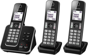 Panasonic KX-TGD323 Triple Cordless Phone System with Answering Machine