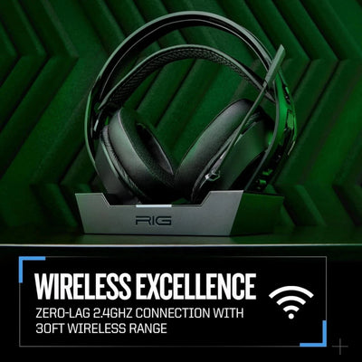 RIG 800 PRO HX Wireless Gaming Headset, Flip-to-Mute Mic, Xbox Series - Black - Refurbished