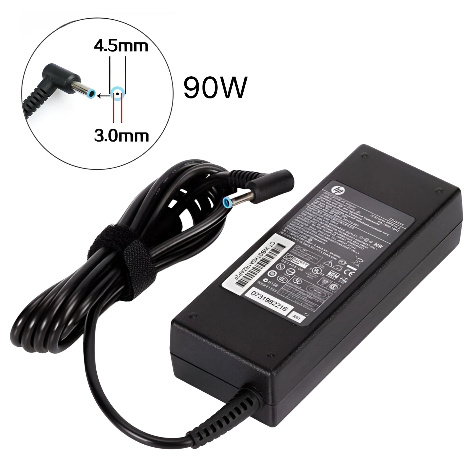 Genuine 90W AC Laptop Charger Adapter for HP 710413-001 709986-003 PPP012D-S 709986-002 (4.5x3.0mm)