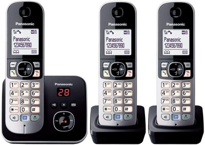 Panasonic KX-TG6823ALB Cordless Phone 3 Handsets - Refurbished
