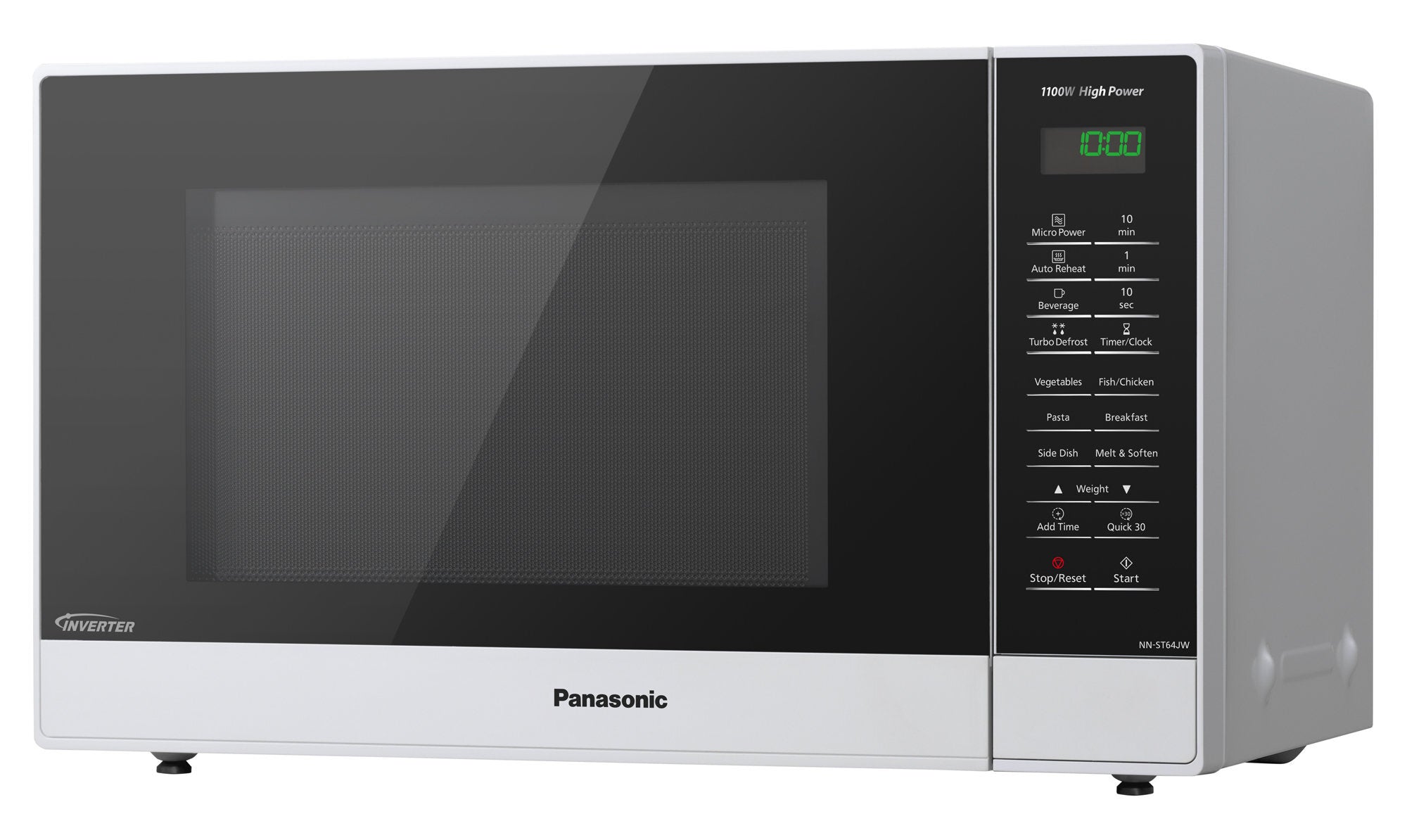 Panasonic 32L Compact Inverter Microwave Oven 1100W NN-ST64JW