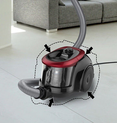 Samsung SC18M21L0S1 Canister Bagless Vacuum Cleaner 1800W - Red (Open Box)