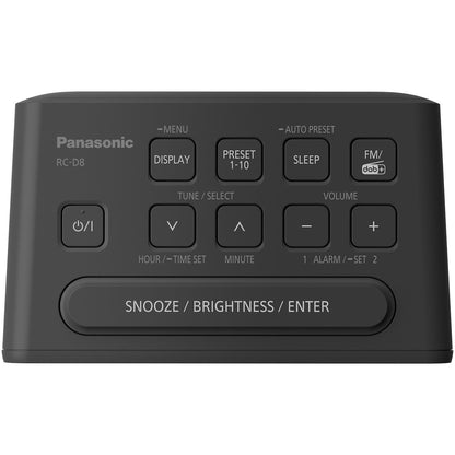 Panasonic RC-D8GN Clock & Digital Radio with USB DAB +