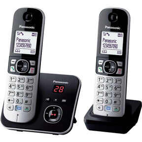 Panasonic KXTG6822ALB DECT Twin Handset Cordless Phone