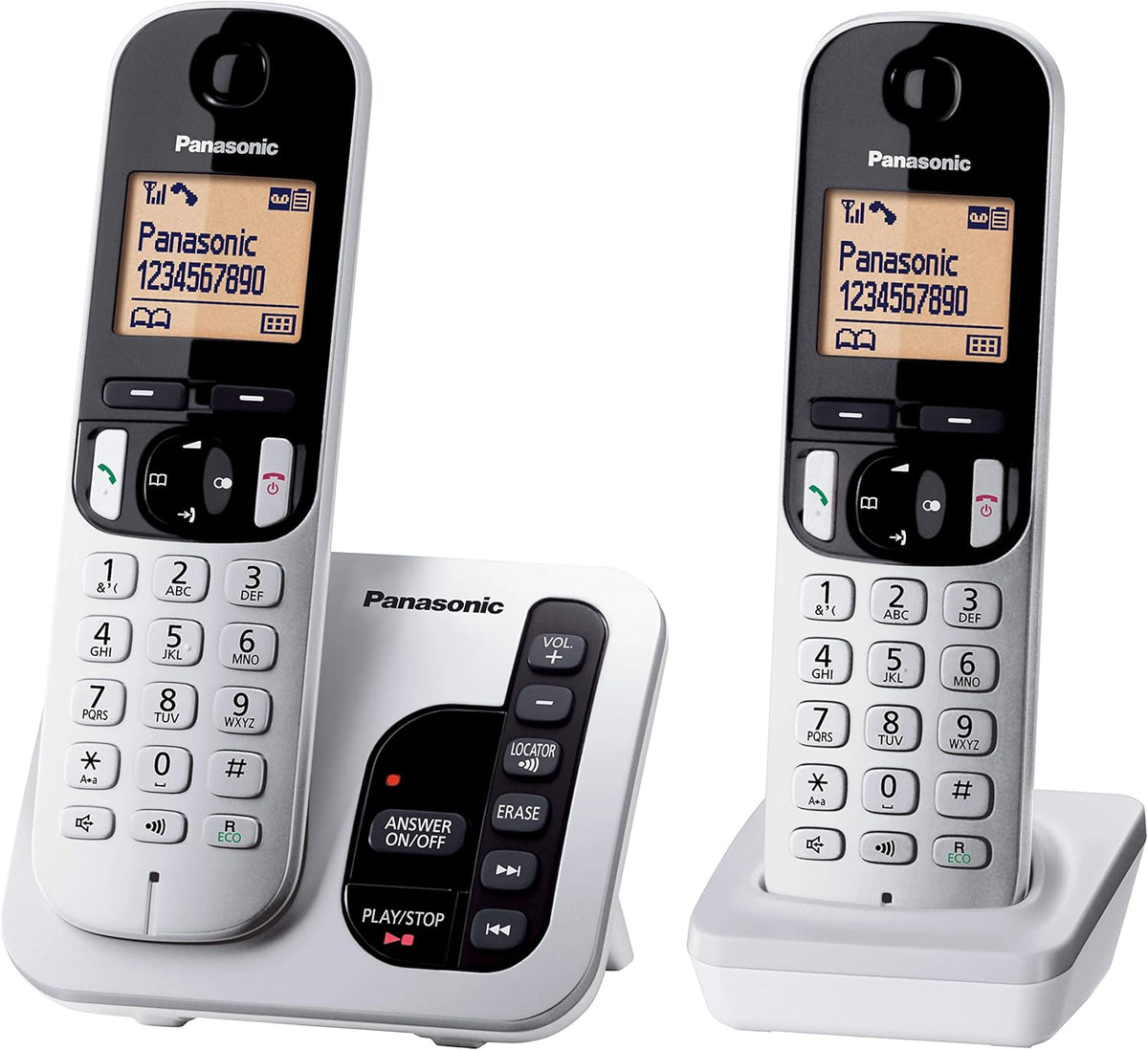 Panasonic KX-TGC222ALS Double Handset Cordless Phone