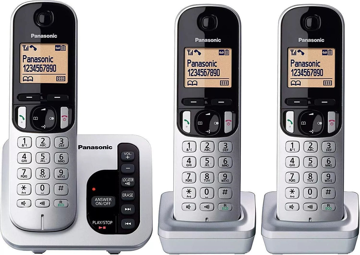 Panasonic KX-TGC223ALS Triple Handset Cordless Phone