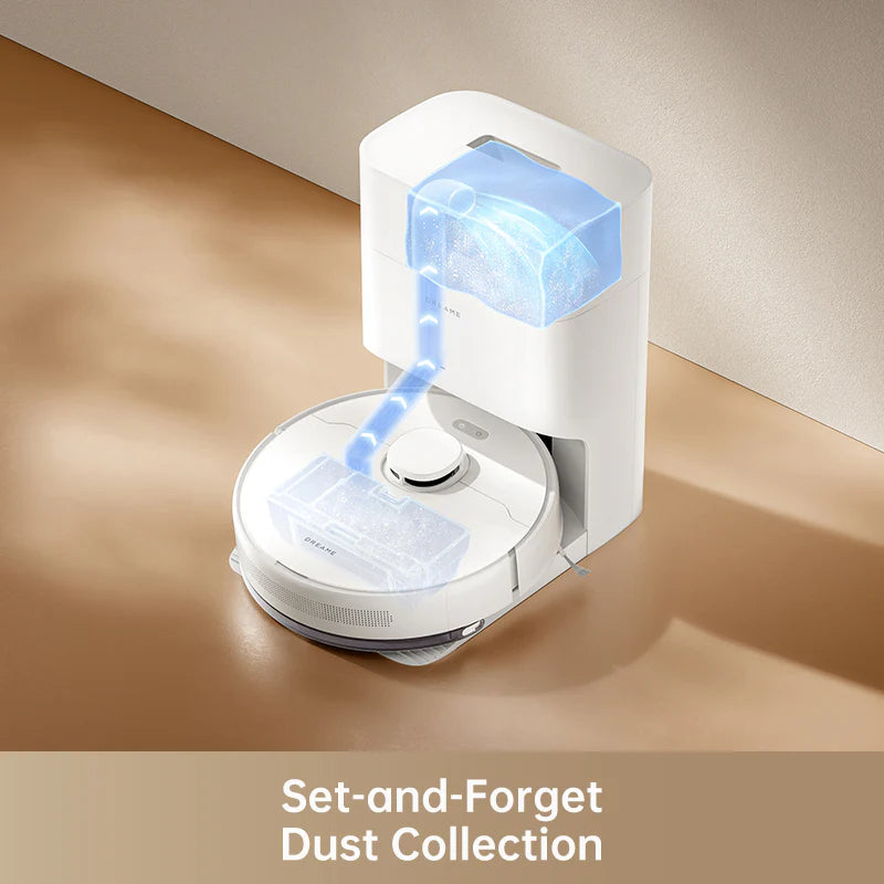 Dreame D10 Plus Gen 2 Robot Vacuum and Mop with Auto Empty Dock - White (Open Box)