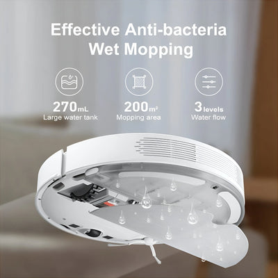 Dreame D9 Robot Vacuum Cleaner and Mop - White - Refurbished