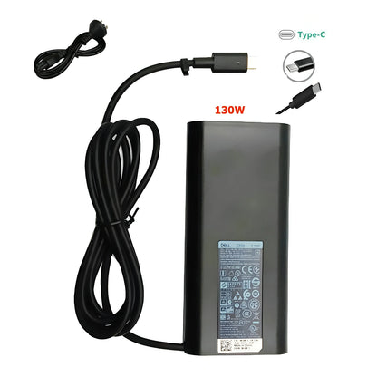 Genuine Dell 130W USB-C Type-C AC Adapter Power Charger XPS 15 9500 9575 17 9700