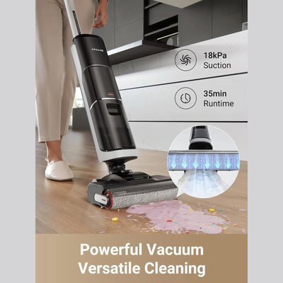 Dreame H14 Wet and Dry Vacuum Cleaner and Mop in One - Black - Refurbished