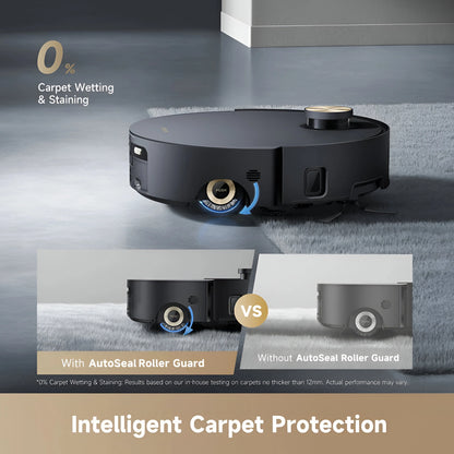 Dreame Aqua10 Roller Robot Vacuum Cleaner - Black (Open Box)