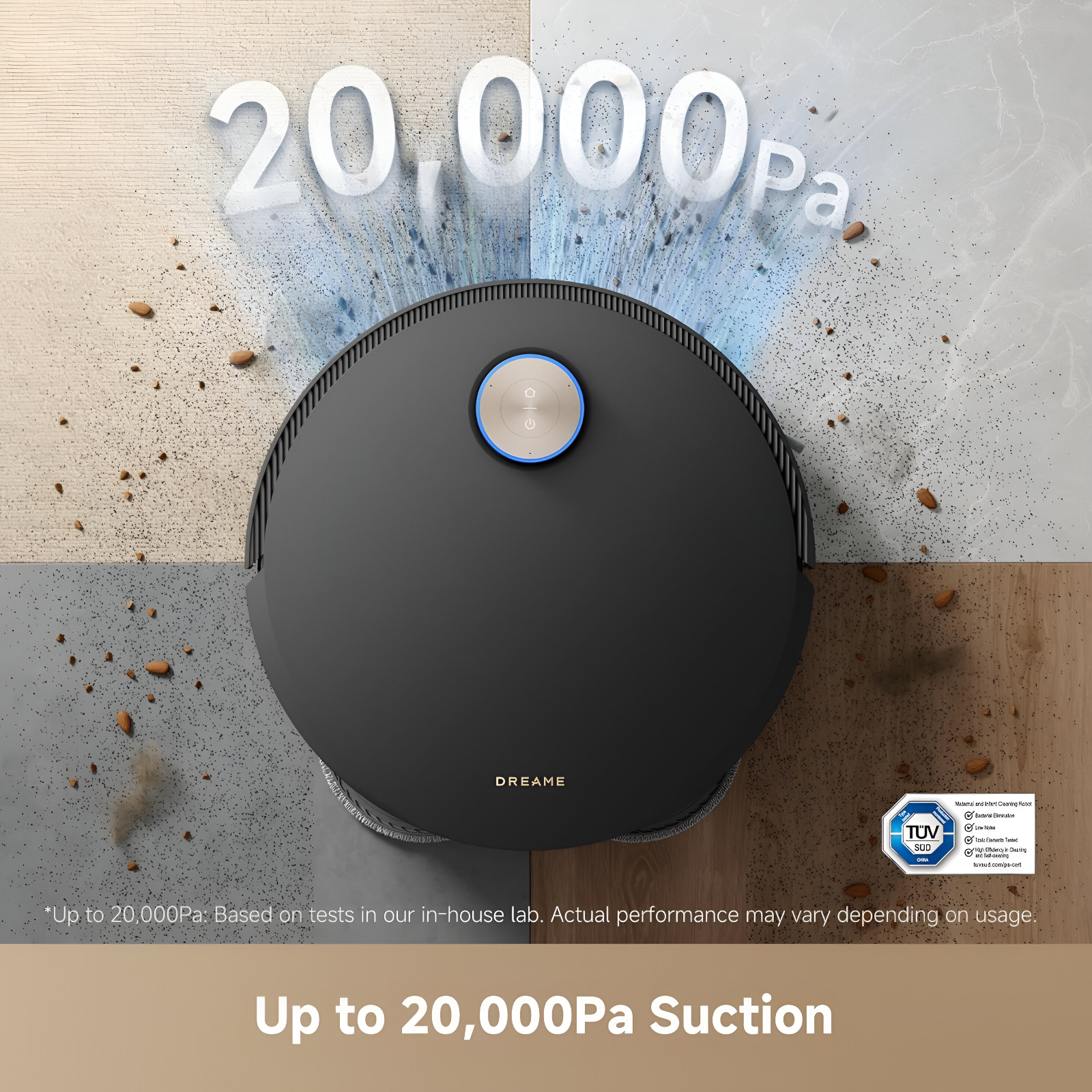 Dreame X50 Ultra Robot Vacuum and Mop with Pro Leap - Black - Refurbished