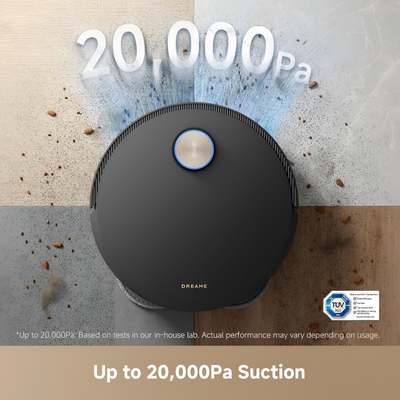 Dreame X50 Ultra Robot Vacuum and Mop with Pro Leap - Black - Refurbished