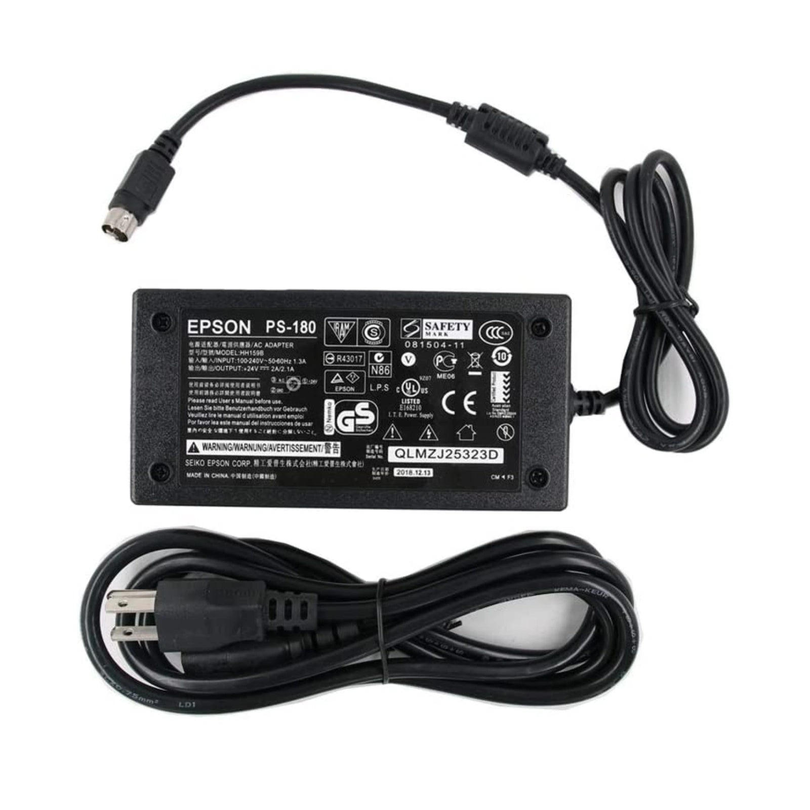 Genuine Power Supply Charger Adapter for Epson PS-180 24V PSU POS Printer Bixolon Star Citizen Senor