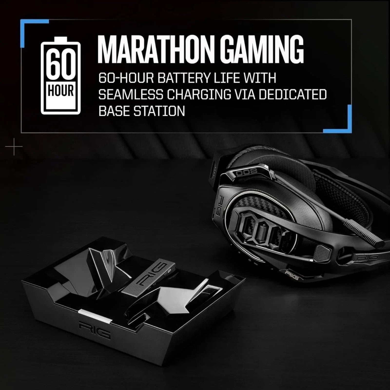 RIG 800 PRO HX Wireless Gaming Headset, Flip-to-Mute Mic, Xbox Series - Black - Refurbished