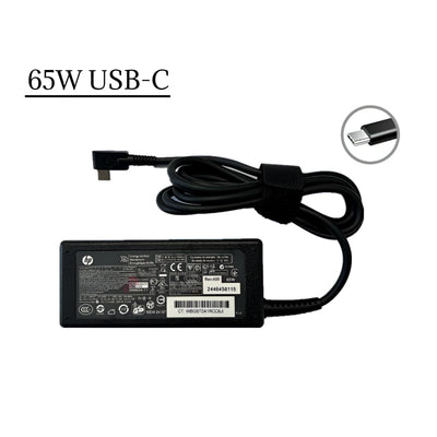 Genuine 65W USB Type-C Power AC Adapter Charger PSU for HP 12" x360 Chromebook CA0001TU