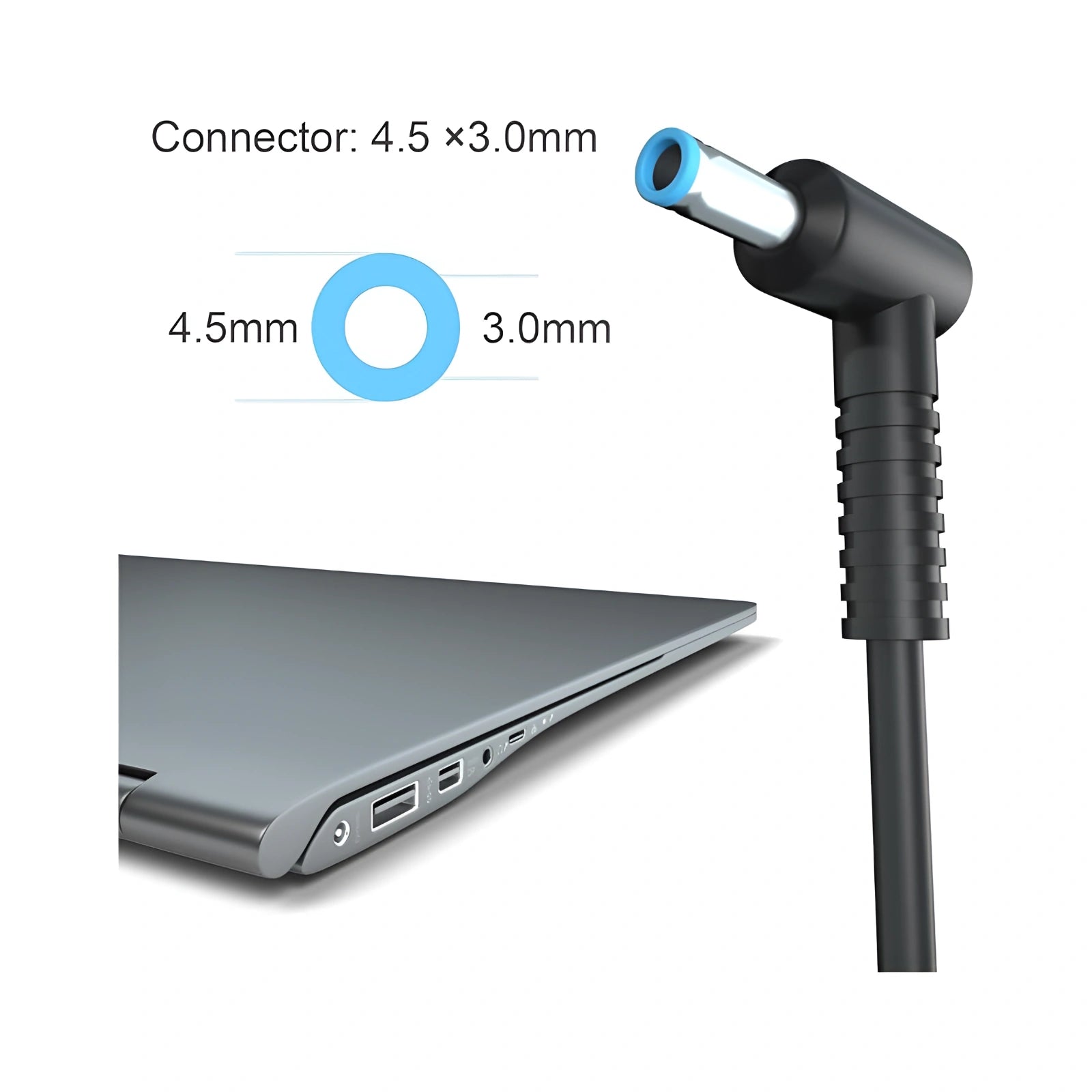 Genuine 90W AC Laptop Charger Adapter for HP 740015-001 710412-001 Laptop 19.5V (4.5x3.0mm)