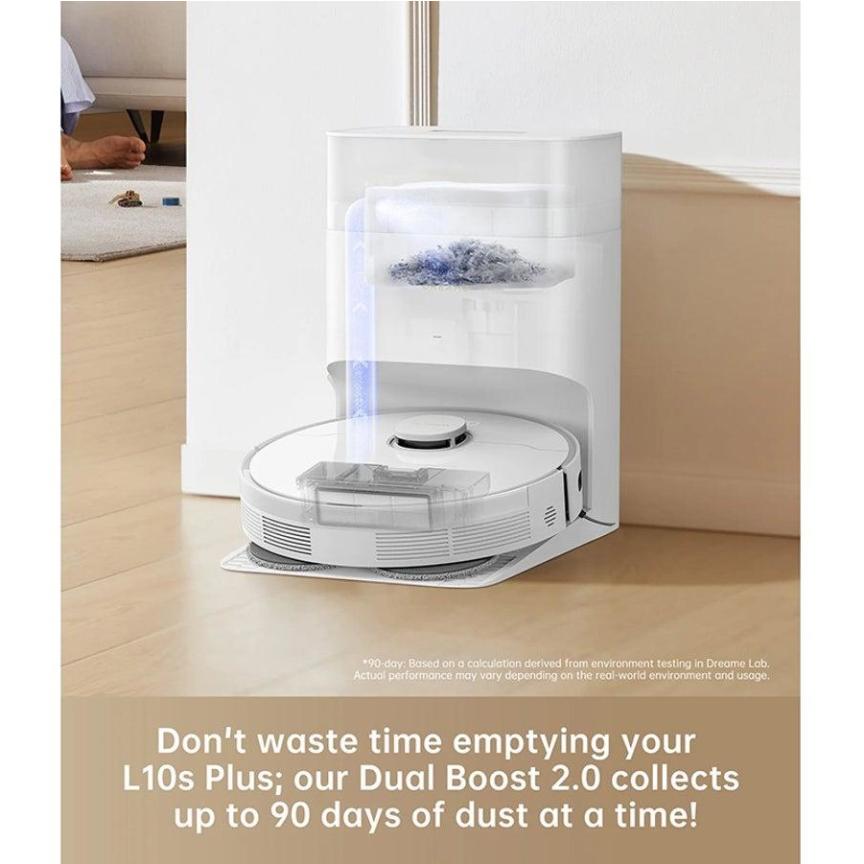 Dreame L10s Plus Robot Vacuum Cleaner - White