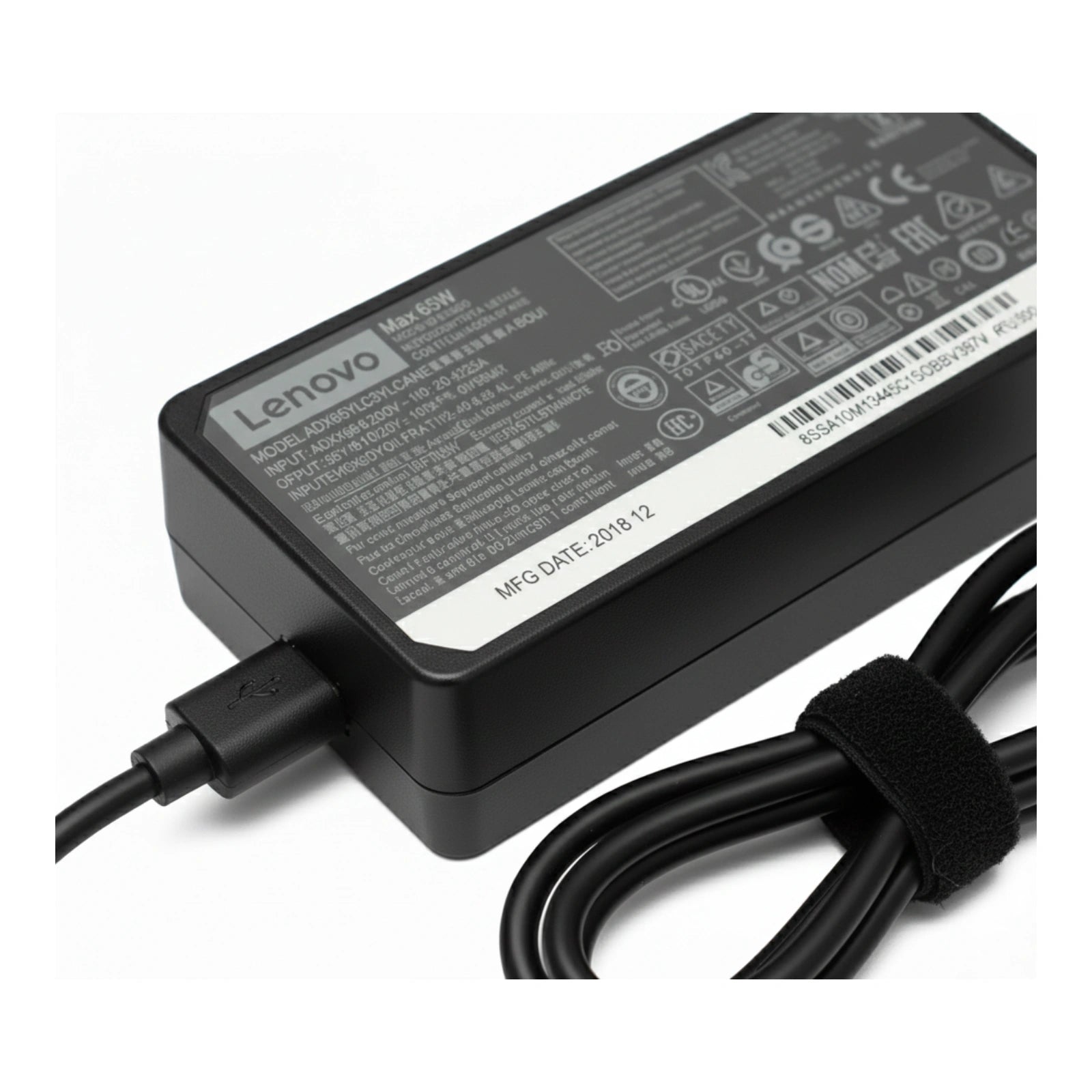 Genuine Lenovo Yoga Chromebook C630 65W USB Type-C Power Charger Adapter