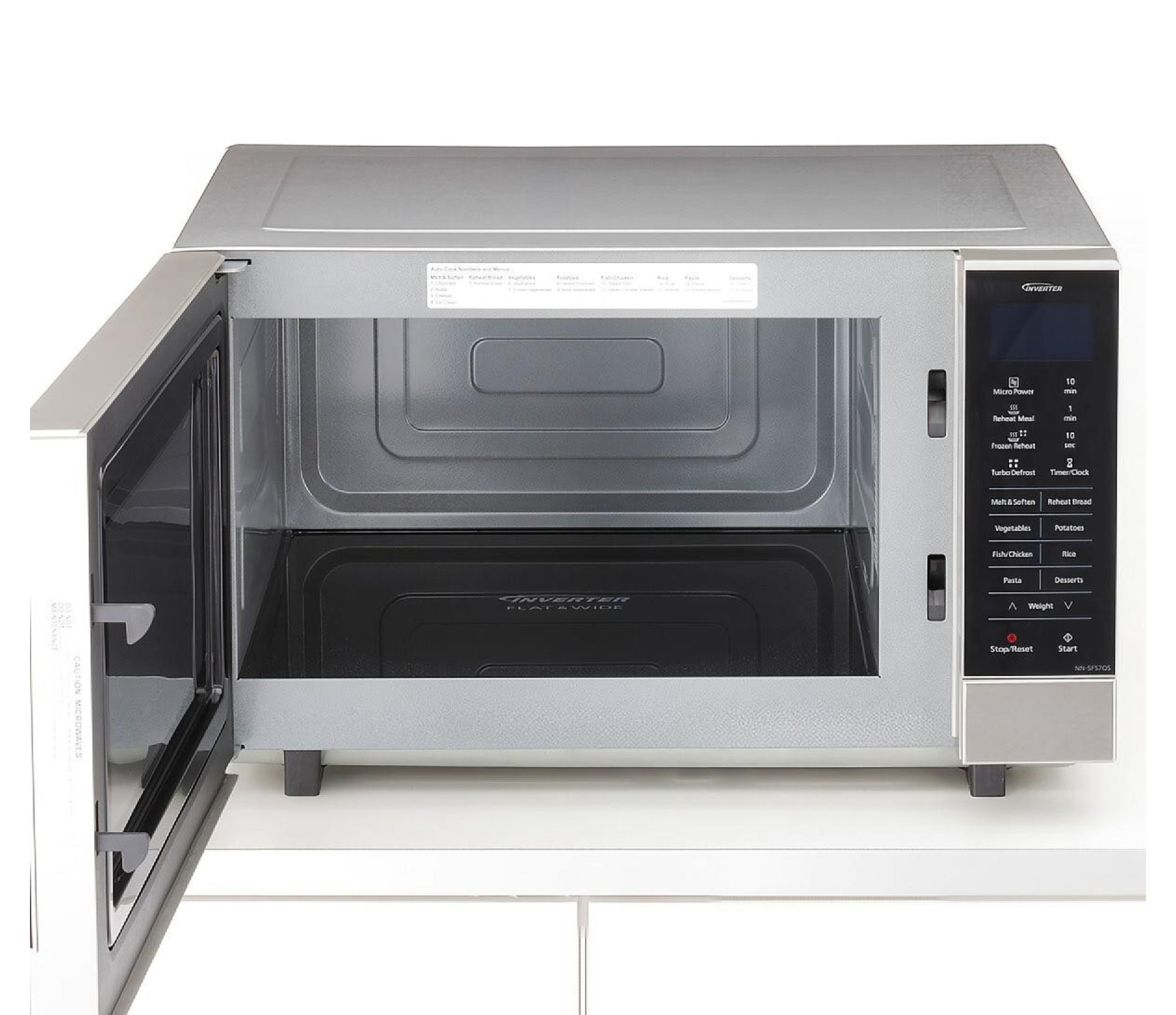 Panasonic 27L Solo Inverter Microwave NN-SF57QS