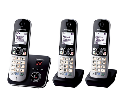 Panasonic KX-TG6823 Cordless Phone 3 Handsets
